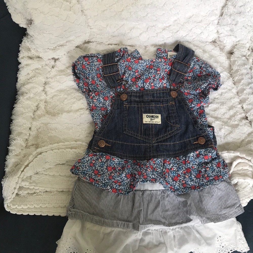 Overall dress with bodysuit